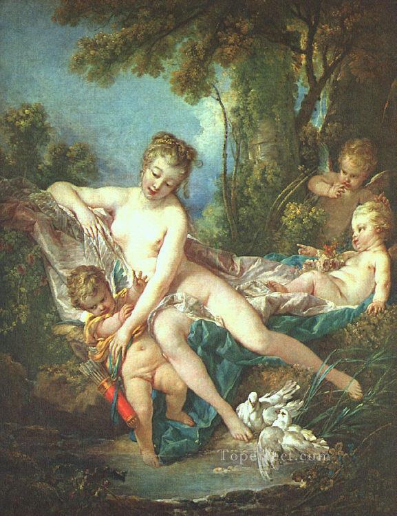 Venus del amor consolador Francois Boucher desnuda Pintura al óleo